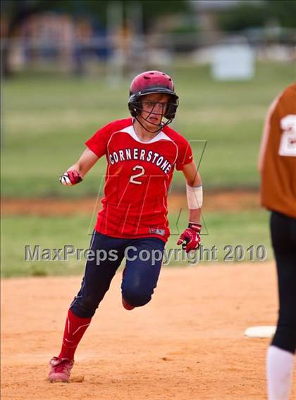 Thumbnail 3 in Cornerstone Christian vs Central Christian (Texas Christian Athletic League State Tournament) photogallery.