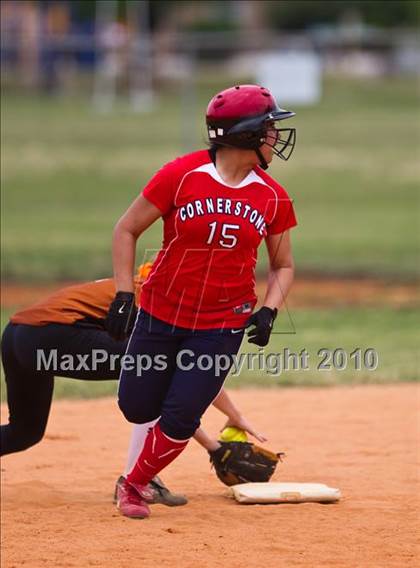 Thumbnail 3 in Cornerstone Christian vs Central Christian (Texas Christian Athletic League State Tournament) photogallery.