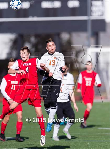 Thumbnail 1 in Masconomet Regional vs. Oliver Ames (MIAA Divison 2 Final) photogallery.
