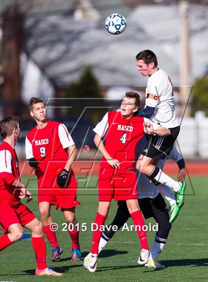 Thumbnail 3 in Masconomet Regional vs. Oliver Ames (MIAA Divison 2 Final) photogallery.