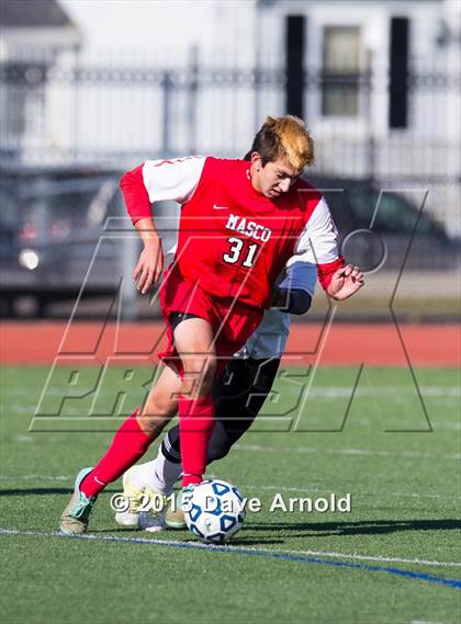 Thumbnail 2 in Masconomet Regional vs. Oliver Ames (MIAA Divison 2 Final) photogallery.