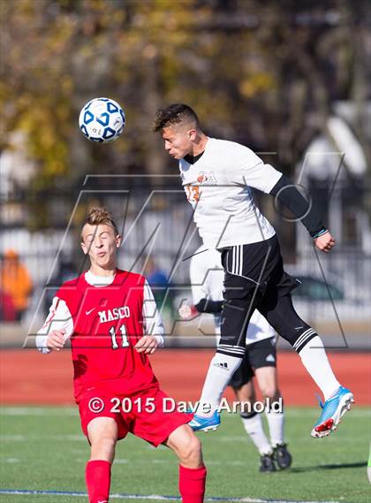 Thumbnail 3 in Masconomet Regional vs. Oliver Ames (MIAA Divison 2 Final) photogallery.