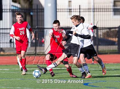 Thumbnail 1 in Masconomet Regional vs. Oliver Ames (MIAA Divison 2 Final) photogallery.
