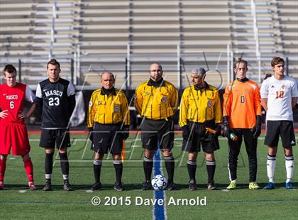 Thumbnail 3 in Masconomet Regional vs. Oliver Ames (MIAA Divison 2 Final) photogallery.