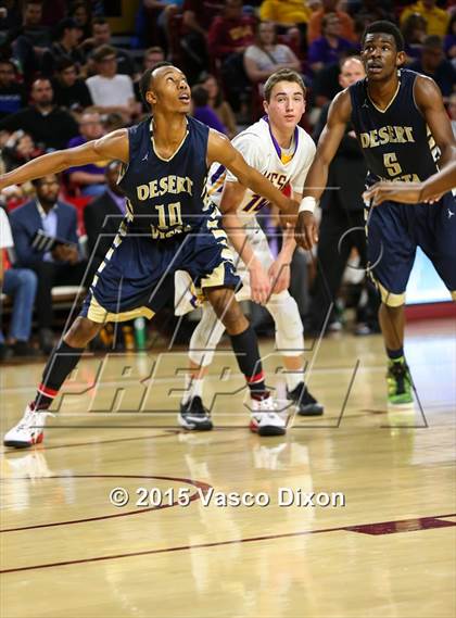 Thumbnail 3 in Desert Vista vs. Mesa (AIA Division 1 Quarterfinal) photogallery.