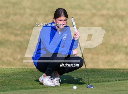 Thumbnail 1 in NCHSAA 1A/2A Girls Golf Finals (Day 1) photogallery.