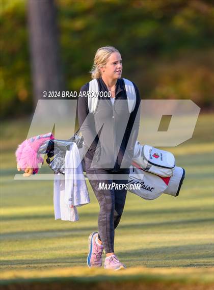 Thumbnail 2 in NCHSAA 1A/2A Girls Golf Finals (Day 1) photogallery.
