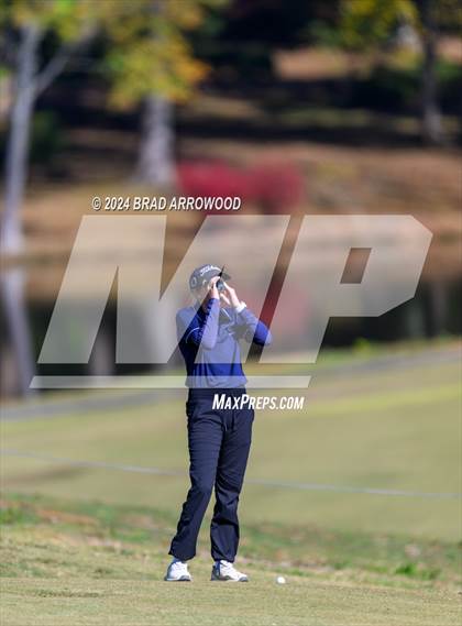 Thumbnail 1 in NCHSAA 1A/2A Girls Golf Finals (Day 1) photogallery.