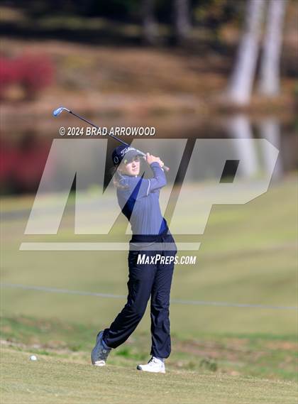 Thumbnail 3 in NCHSAA 1A/2A Girls Golf Finals (Day 1) photogallery.