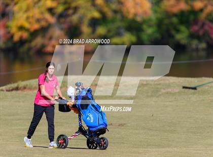 Thumbnail 2 in NCHSAA 1A/2A Girls Golf Finals (Day 1) photogallery.