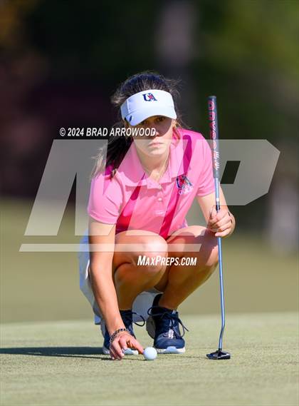 Thumbnail 1 in NCHSAA 1A/2A Girls Golf Finals (Day 1) photogallery.