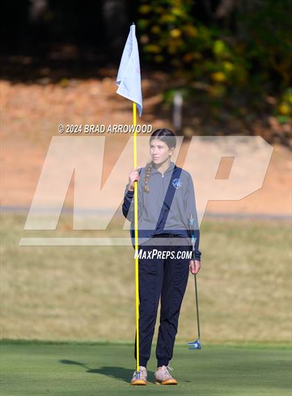 Thumbnail 1 in NCHSAA 1A/2A Girls Golf Finals (Day 1) photogallery.