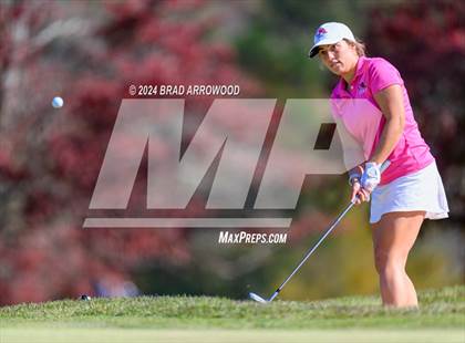 Thumbnail 2 in NCHSAA 1A/2A Girls Golf Finals (Day 1) photogallery.