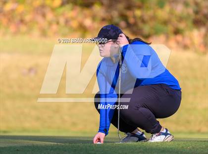 Thumbnail 2 in NCHSAA 1A/2A Girls Golf Finals (Day 1) photogallery.