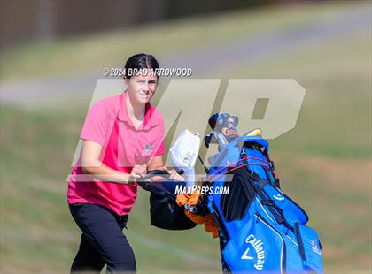 Thumbnail 3 in NCHSAA 1A/2A Girls Golf Finals (Day 1) photogallery.