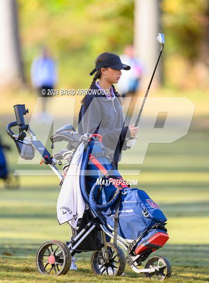Thumbnail 3 in NCHSAA 1A/2A Girls Golf Finals (Day 1) photogallery.