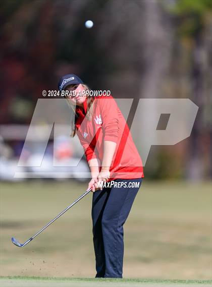 Thumbnail 3 in NCHSAA 1A/2A Girls Golf Finals (Day 1) photogallery.