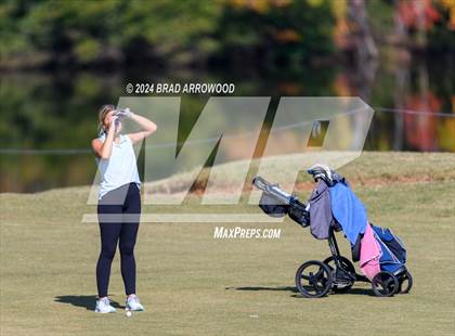 Thumbnail 1 in NCHSAA 1A/2A Girls Golf Finals (Day 1) photogallery.