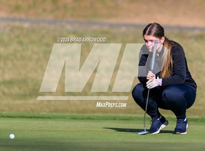 Thumbnail 2 in NCHSAA 1A/2A Girls Golf Finals (Day 1) photogallery.