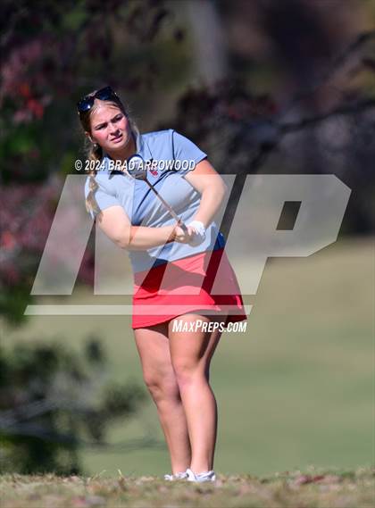 Thumbnail 2 in NCHSAA 1A/2A Girls Golf Finals (Day 1) photogallery.