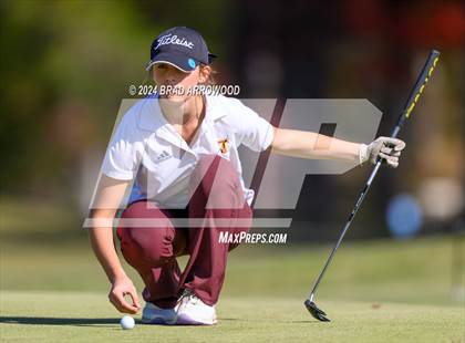 Thumbnail 2 in NCHSAA 1A/2A Girls Golf Finals (Day 1) photogallery.
