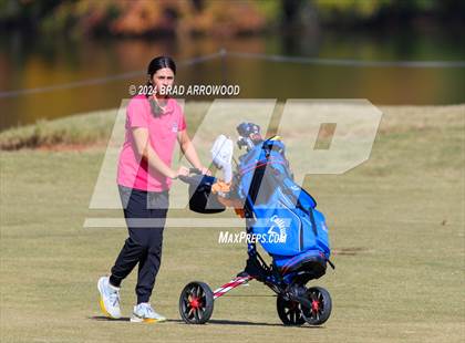 Thumbnail 3 in NCHSAA 1A/2A Girls Golf Finals (Day 1) photogallery.