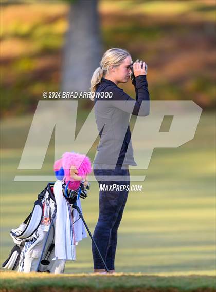 Thumbnail 3 in NCHSAA 1A/2A Girls Golf Finals (Day 1) photogallery.