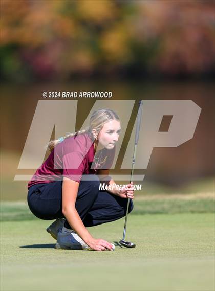 Thumbnail 1 in NCHSAA 1A/2A Girls Golf Finals (Day 1) photogallery.