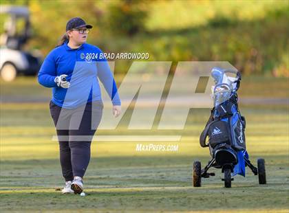 Thumbnail 2 in NCHSAA 1A/2A Girls Golf Finals (Day 1) photogallery.