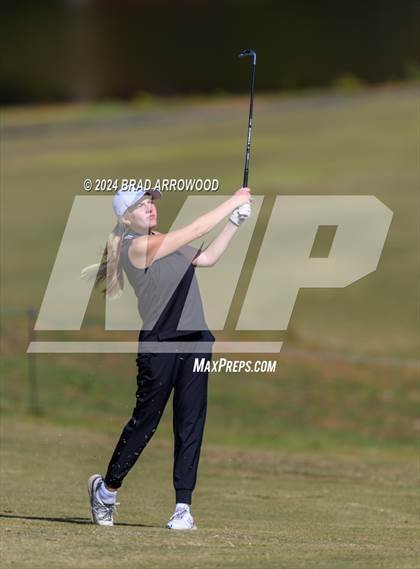 Thumbnail 1 in NCHSAA 1A/2A Girls Golf Finals (Day 1) photogallery.
