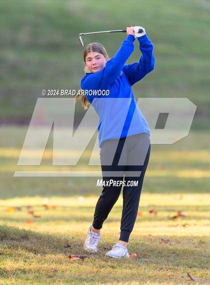 Thumbnail 3 in NCHSAA 1A/2A Girls Golf Finals (Day 1) photogallery.