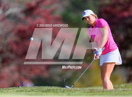 Thumbnail 1 in NCHSAA 1A/2A Girls Golf Finals (Day 1) photogallery.