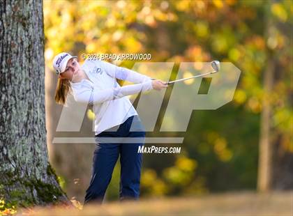 Thumbnail 1 in NCHSAA 1A/2A Girls Golf Finals (Day 1) photogallery.