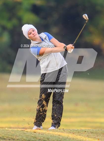 Thumbnail 2 in NCHSAA 1A/2A Girls Golf Finals (Day 1) photogallery.