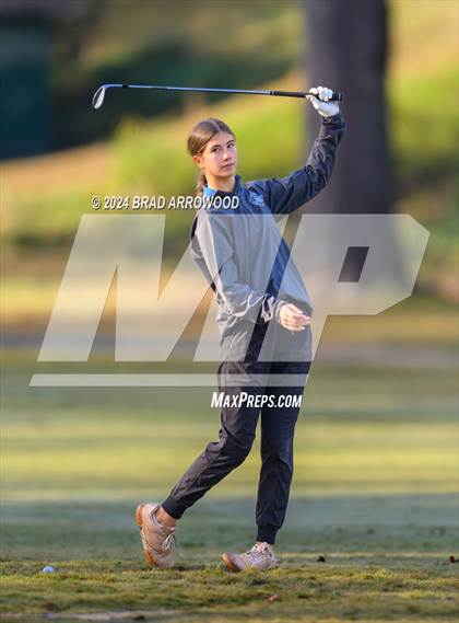 Thumbnail 3 in NCHSAA 1A/2A Girls Golf Finals (Day 1) photogallery.