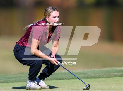 Thumbnail 2 in NCHSAA 1A/2A Girls Golf Finals (Day 1) photogallery.