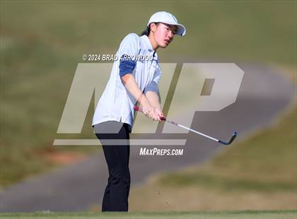 Thumbnail 3 in NCHSAA 1A/2A Girls Golf Finals (Day 1) photogallery.