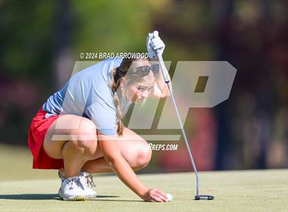 Thumbnail 1 in NCHSAA 1A/2A Girls Golf Finals (Day 1) photogallery.