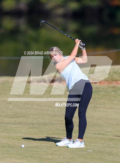 Thumbnail 3 in NCHSAA 1A/2A Girls Golf Finals (Day 1) photogallery.