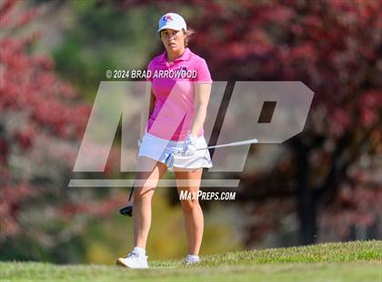 Thumbnail 3 in NCHSAA 1A/2A Girls Golf Finals (Day 1) photogallery.
