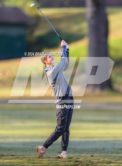 Thumbnail 1 in NCHSAA 1A/2A Girls Golf Finals (Day 1) photogallery.