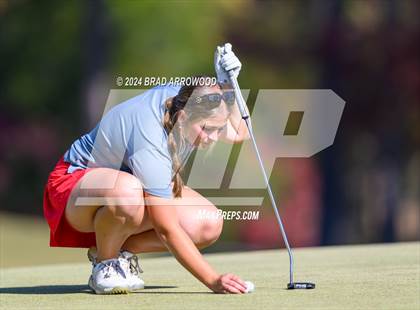 Thumbnail 3 in NCHSAA 1A/2A Girls Golf Finals (Day 1) photogallery.