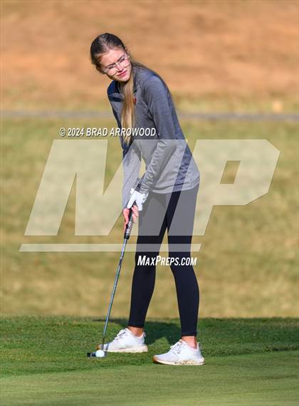 Thumbnail 1 in NCHSAA 1A/2A Girls Golf Finals (Day 1) photogallery.
