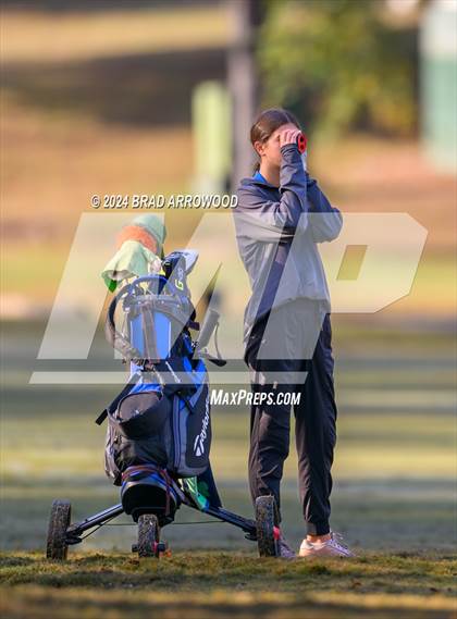Thumbnail 2 in NCHSAA 1A/2A Girls Golf Finals (Day 1) photogallery.