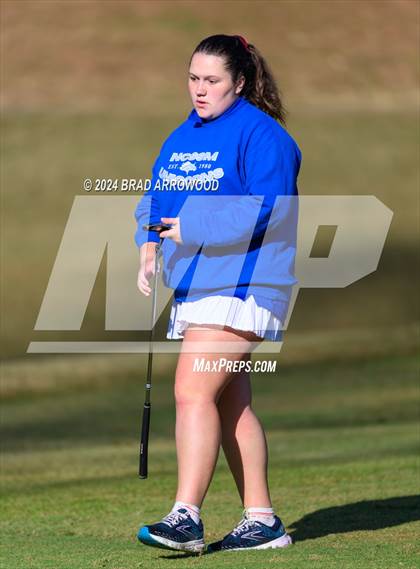 Thumbnail 2 in NCHSAA 1A/2A Girls Golf Finals (Day 1) photogallery.