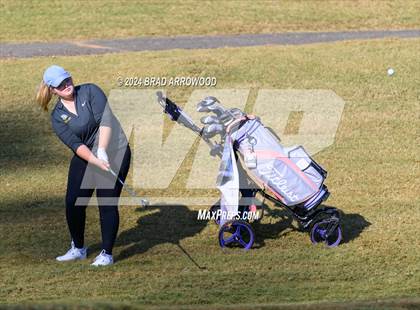 Thumbnail 2 in NCHSAA 1A/2A Girls Golf Finals (Day 1) photogallery.