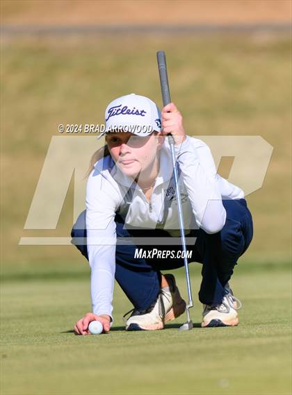 Thumbnail 3 in NCHSAA 1A/2A Girls Golf Finals (Day 1) photogallery.