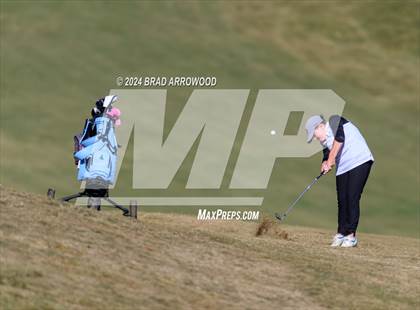 Thumbnail 2 in NCHSAA 1A/2A Girls Golf Finals (Day 1) photogallery.