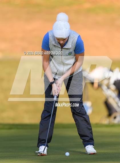 Thumbnail 2 in NCHSAA 1A/2A Girls Golf Finals (Day 1) photogallery.