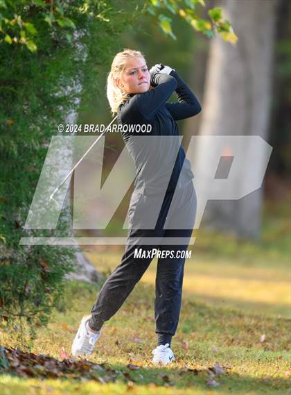 Thumbnail 1 in NCHSAA 1A/2A Girls Golf Finals (Day 1) photogallery.